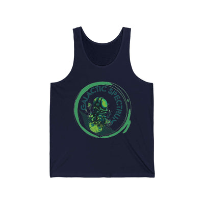 Galactic Spectrum Graphic Tank Top with a vibrant space-themed design